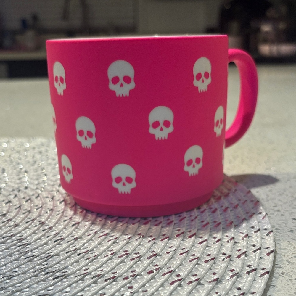 Pink Skull Mug